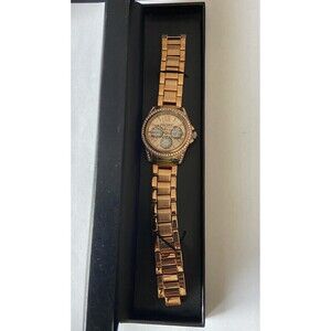 NEW Gossip Multi-Function Bracelet Watch ROSE GOLD-TONE